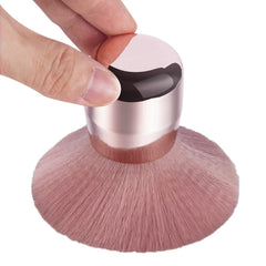 Vaincre nail art dust brush with mushroom design for wide coverage