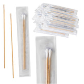 Vakly 200 sterile cotton tipped applicators with a 6-inch shaft for precise application.