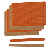Vakly nail files 144-pack round ends for quick shaping at home