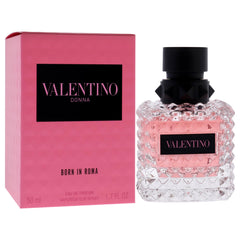 Valentino Donna Born in Roma packaging highlighting premium presentation.