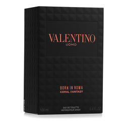 Valentino Coral Fantasy packaging exudes premium fragrance experience