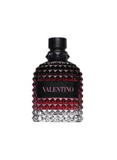 Valentino Uomo Born In Roma Intense bottle front for bold evening wear.