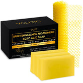 VALITIC lemon-turmeric soap bar for a brightening cleanse.