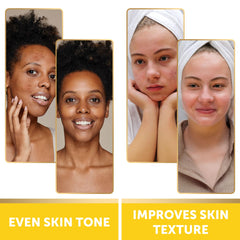 Valitic disco exfoliante con vitamina C para atenuar manchas y tono uniforme.