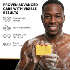 VALITIC hyaluronic acid and shea butter nourish and hydrate the skin.