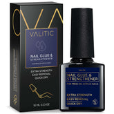 Valitic pegamento uñas secado rápido fijación duradera para uñas artificiales.