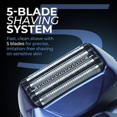 VALLNEI snap-in install design enables tool-free blade replacement.
