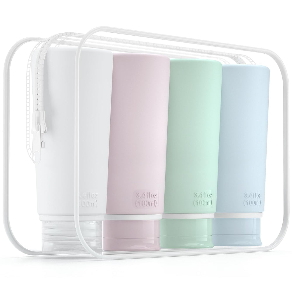 Valourgo travel bottles set for cosmetics, compact and organized for easy packing.