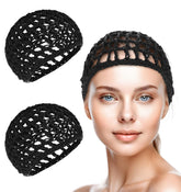 ValueBargain crochet negro para cabello, cómodo y seguro para uso nocturno.