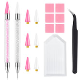 VANALIA Rhinestone Picker Tool dual-tip enables precise dotting and placement for nail art.
