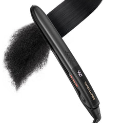 Vanessa PRO Flat Iron with titanium plate for faster straightening and shine.