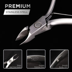 Vanfa professional-grade blades for clean, neat nail care.