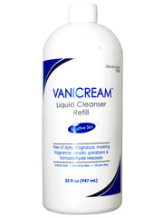 Etiqueta de Vanicream, detalle de fórmula suave para piel sensible
