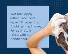 Removes conditioner and styling product buildup without irritation.
