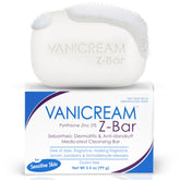 Vanicream Z Bar en empaque, ideal para piel sensible y dermatitis seborreica.