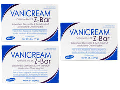 Vanicream Z-Bar front view, medicated bar for gentle scalp cleansing.