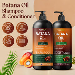 VANIDOX Batana Oil Conditioner bottle closeup highlighting smoothing care benefits