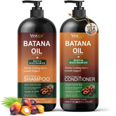VANIDOX Batana Oil Shampoo bottle closeup showing gentle cleansing for scalp nourishment