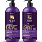 VANIDOX purple shampoo bottle front tones cool-blonde hair