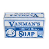 VanMan Jabón Barra: textura cremosa para hidratación suave de la piel.