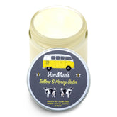 Vanman's Tallow and Honey Balm jar close-up showing rich, nourishing texture for the skin.