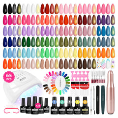 VANREESA gel nail kit with UV light and drill for at-home salon-quality manicures.