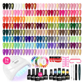 VANREESA gel nail polish kit with lamp and tools for at-home salon results