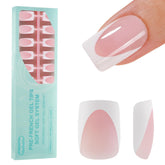 Vansiho Deep French Gel Nail Tips pack with 150 tips for easy DIY manicure.