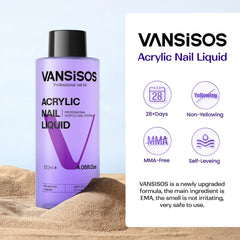 A VANSISOS acrylic liquid brush for precise nail application