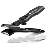 VANWIN wide-jaw toenail clippers for smooth cuts on thick nails.