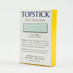 Vapon Topstick apply-hairpiece demonstrates versatile, discreet attachment options.