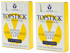 Vapon Topstick strip 1in x 3in for wigs and hairpieces offers discreet adhesion.