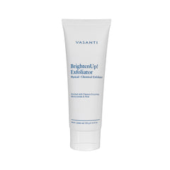 VASANTI Exfoliating Face Wash bottle pour for easy application and refreshed skin