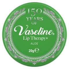 Vaseline Lip Therapy Aloe, bálsamo labial 20 g, hidrata labios secos.