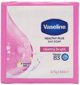 vaseline barra jabón brillo saludable hidratación suave para uso diario
