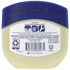 Textura sedosa de la jalea Vaseline Blueseal para piel áspera.