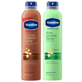 Vaseline Cocoa Radiant, hidratación rápida sin grasa y aroma suave para la piel.