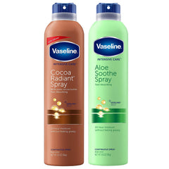 Vaseline Cocoa Radiant, hidratación rápida sin grasa y aroma suave para la piel.