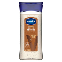 La botella de Vaseline Cocoa Radiant para cuidado diario de la piel
