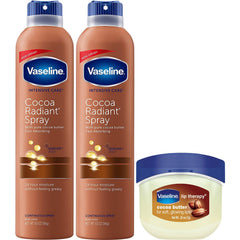Vaseline Cocoa Radiant: botella atomizador para aplicar hidratación de forma suave.