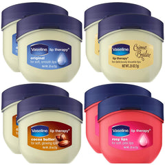 Vaseline Cuidado de Labios Original frasco mini, hidratación rápida para labios secos.