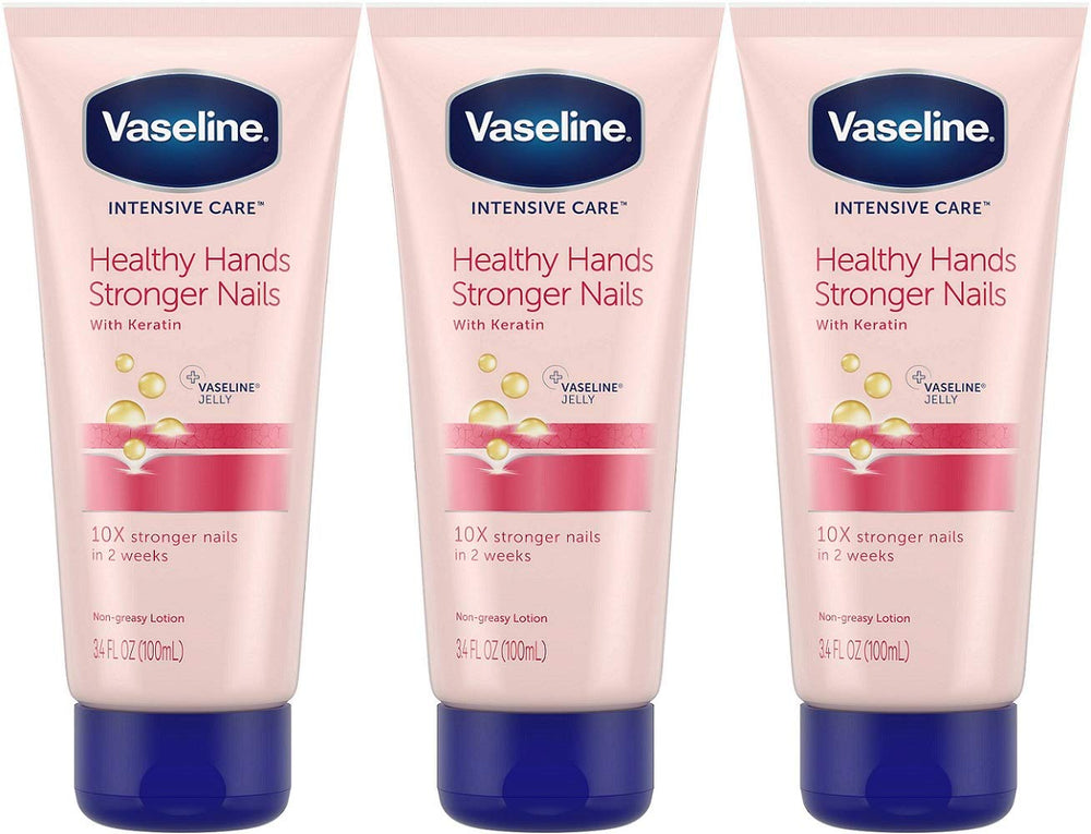 Vaseline Cuidado Intensivo para Manos y Uñas, loción en tubo para manos suaves.