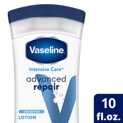 Vaseline Intensive Care Advanced Repair, gelatina Vaseline y lípidos fortalecen la barrera cutánea.