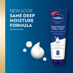 Four-pack Vaseline Intensive Care packaging emphasizes value and convenience.