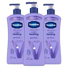 Vaseline Cuidado Intensivo Calma Loción en bote para piel suave.