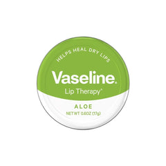 Vaseline Lip Therapy Aloe en lata metalica, hidrata labios