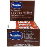 Vaseline Lip Therapy Cocoa en barra, hidratación suave para labios secos durante el día.