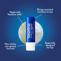Aplicación suave de Vaseline Lip Therapy Original para labios diariamente