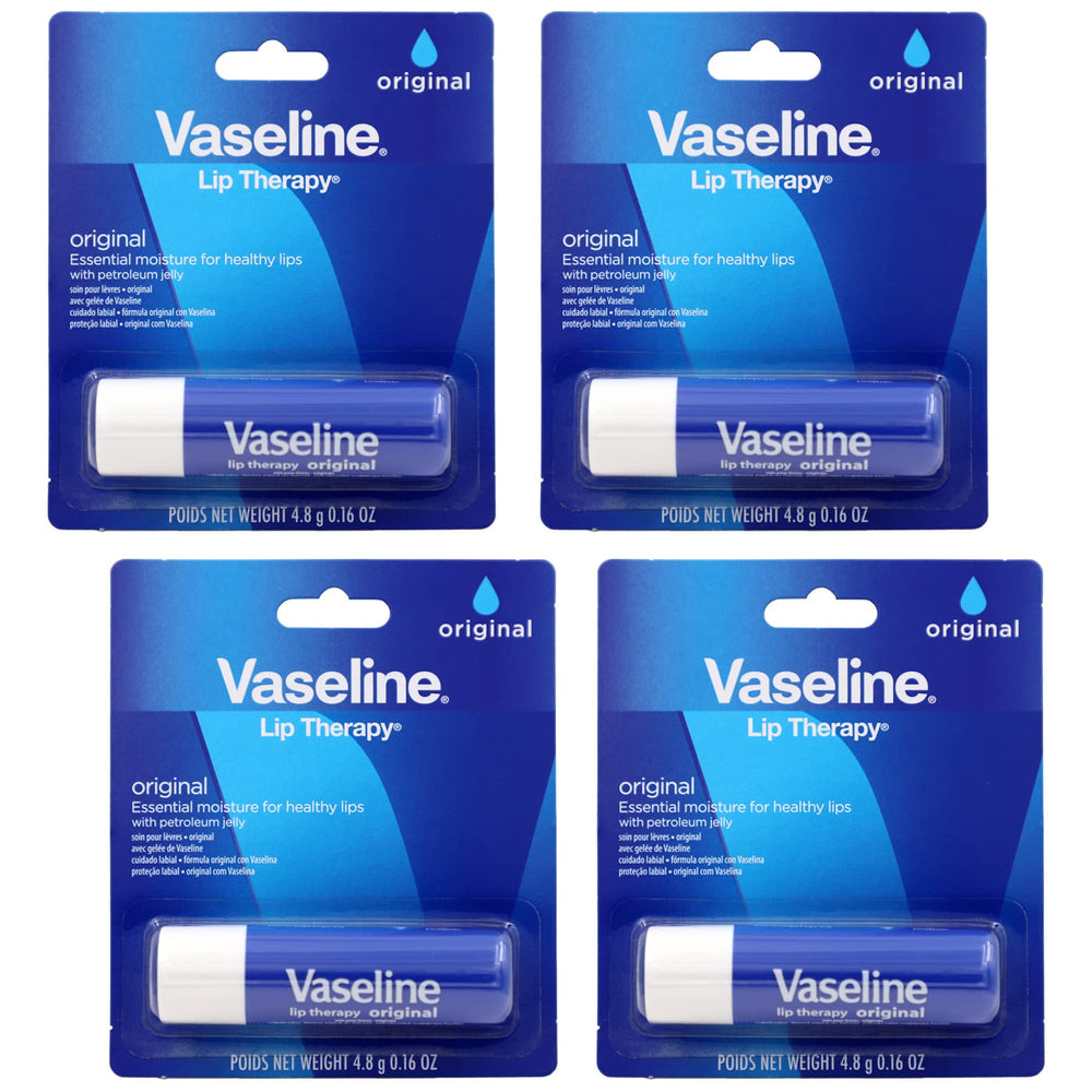 Vaseline Lip Therapy Original Stick for quick lip hydration and protection
