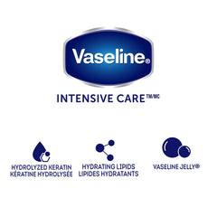 Manos hidratadas con Vaseline, resultado suave y cómodo
